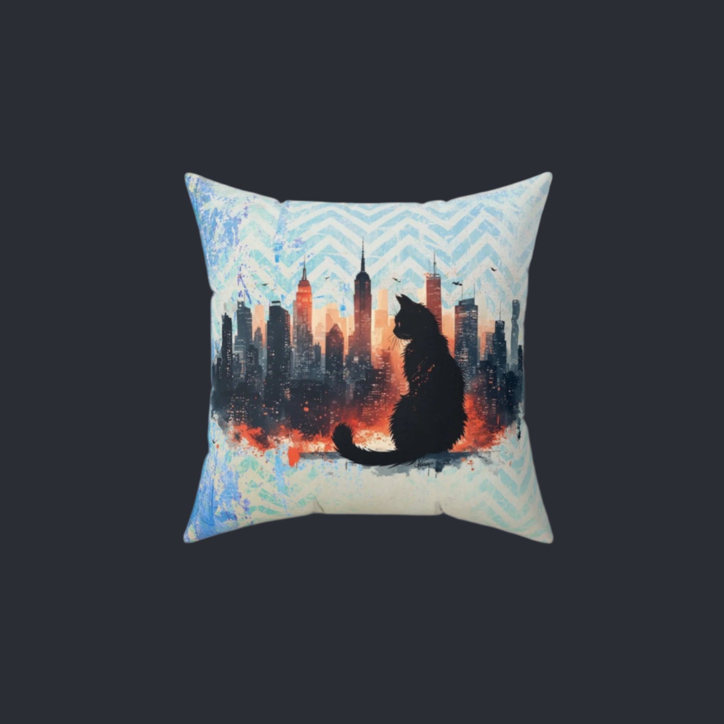 Urban Kitty Decorative Pillow, Home Decor