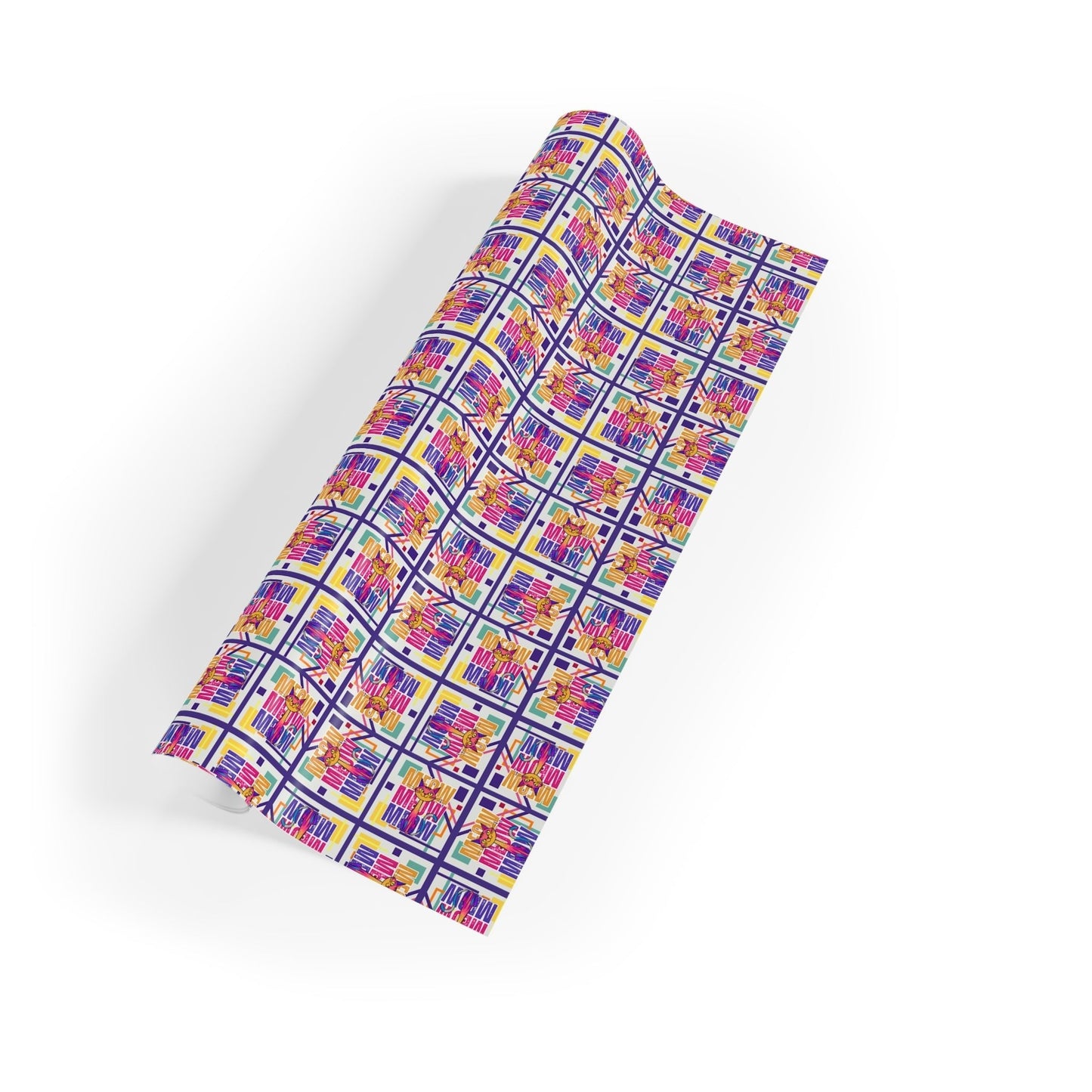 Vibrant Meow Meow Meow Gift Wrap for Every Occasion