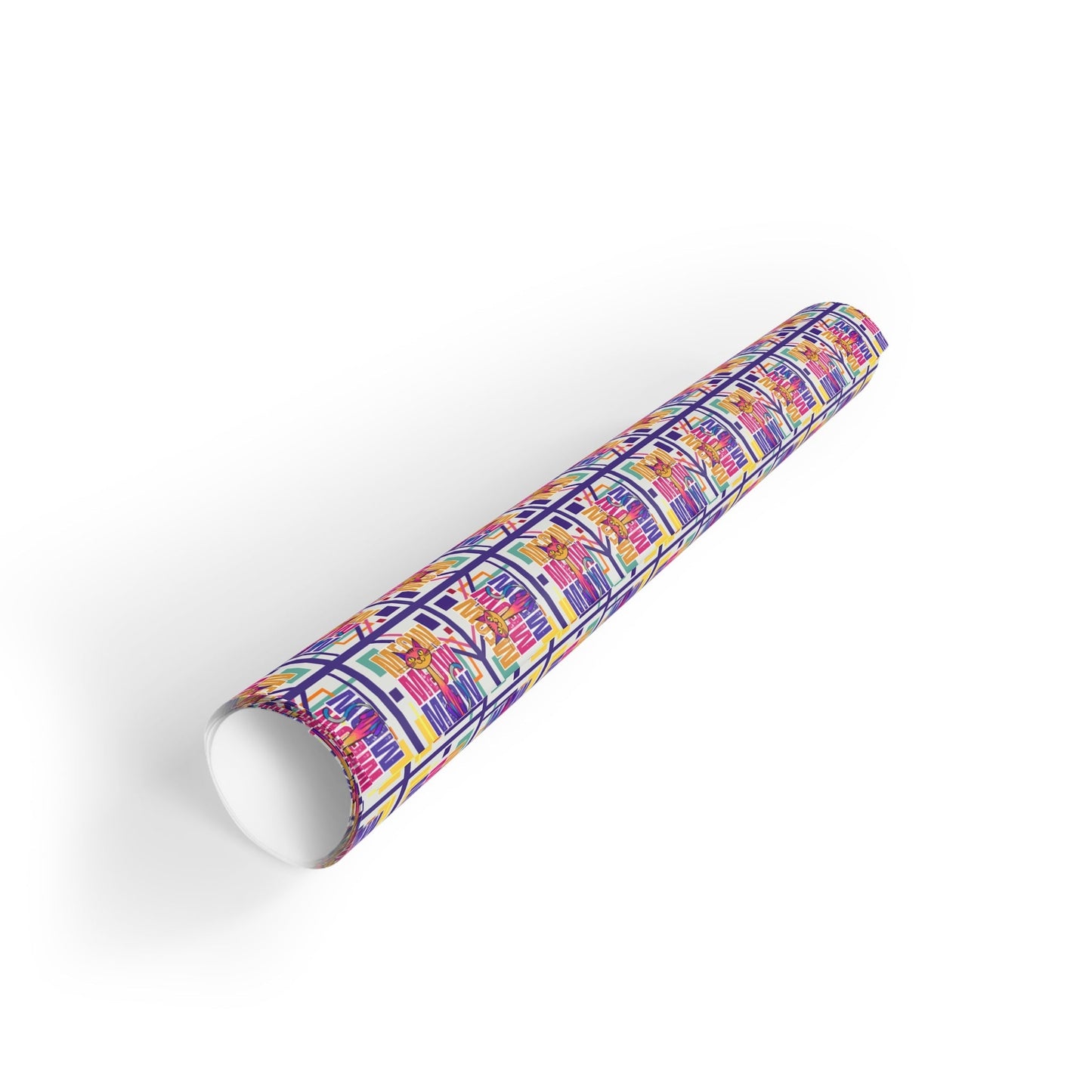 Vibrant Meow Meow Meow Gift Wrap for Every Occasion
