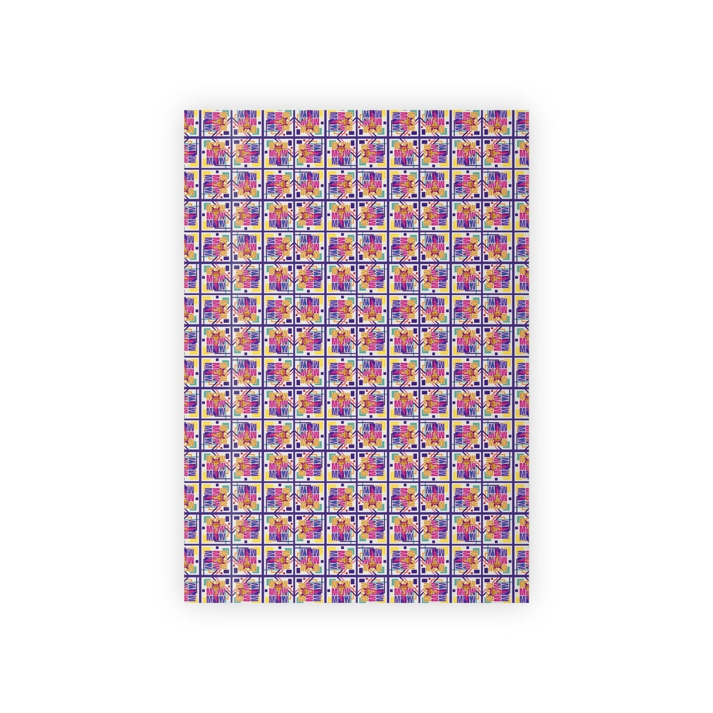 Vibrant Meow Meow Meow Gift Wrap for Every Occasion
