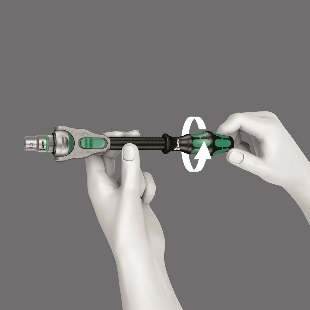 Wera 8100 SC 6 Zyklop Speed Ratchet Set 1/2" Drive Metric 28 Piece 05004076001