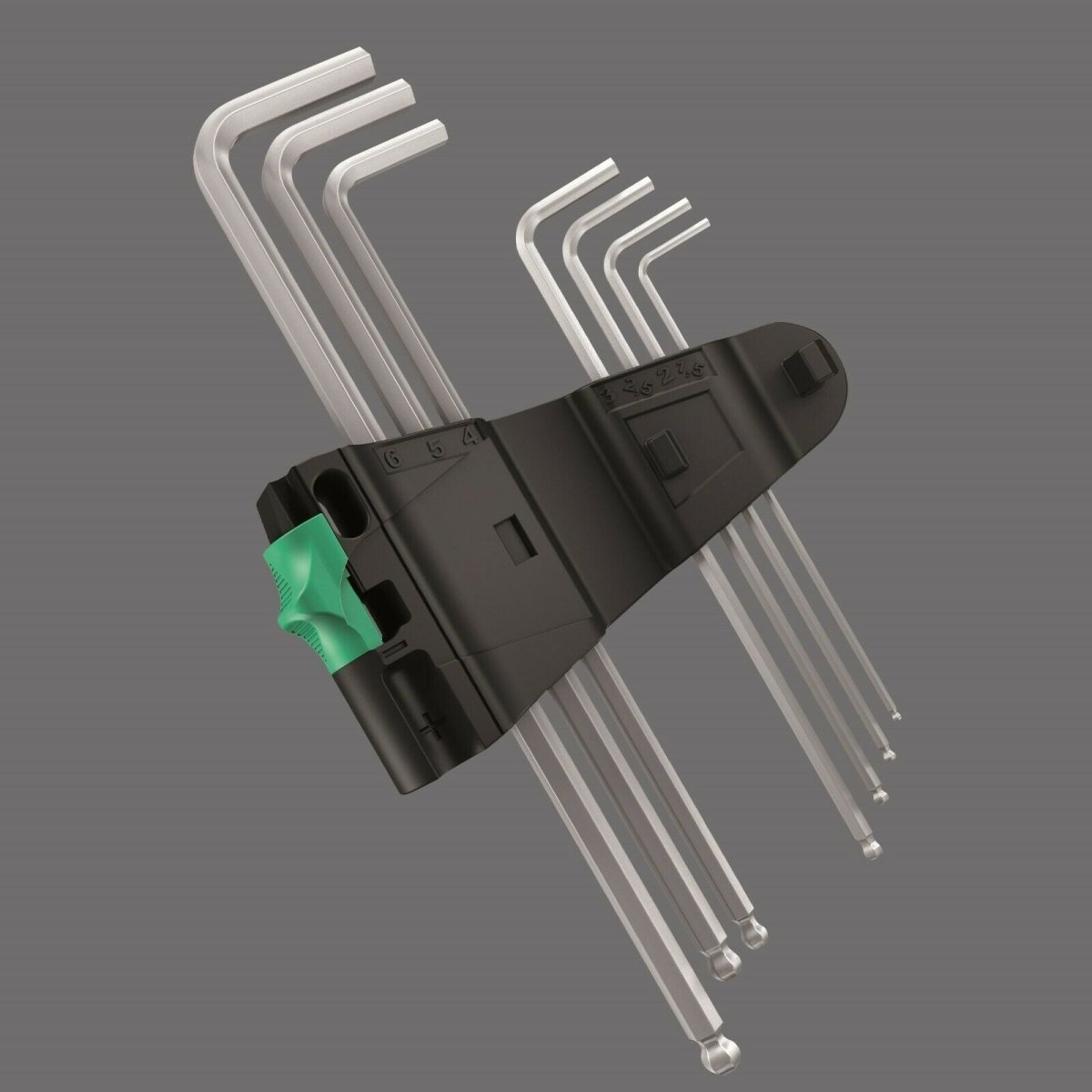 Wera 950/9 Hex-Plus L-Key Set 9 Piece Metric 05133163001