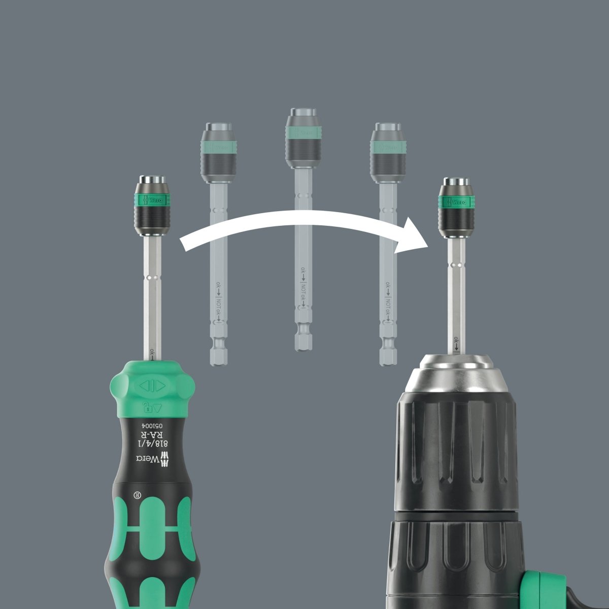 Wera Kraftform Kompakt 25 RA-R Ratcheting Screwdriver Set With Pouch 05051515001