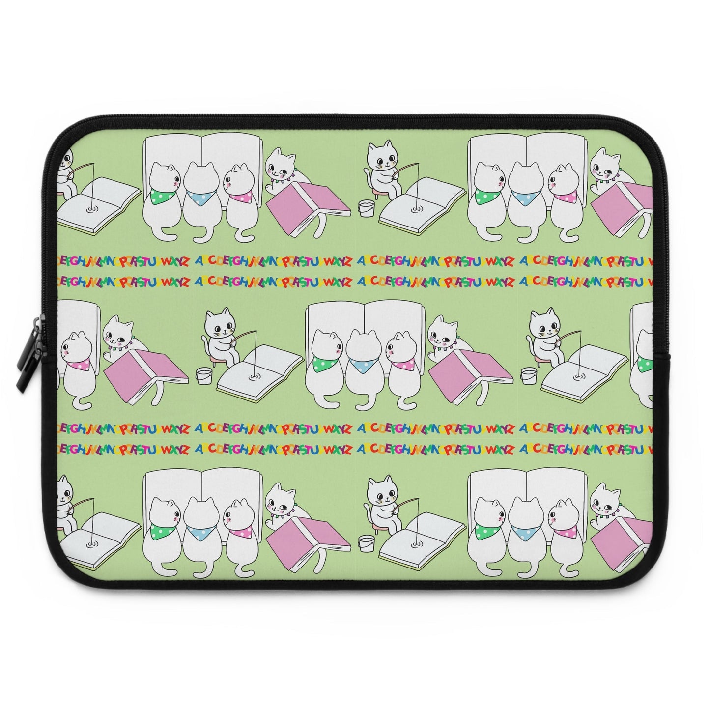 Whimsical Cat Laptop Sleeve