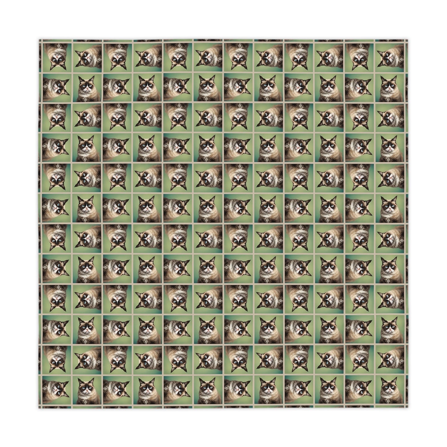 Whimsical Cat Tablecloth - Perfect for Pet Lovers | Unique Dining Decor