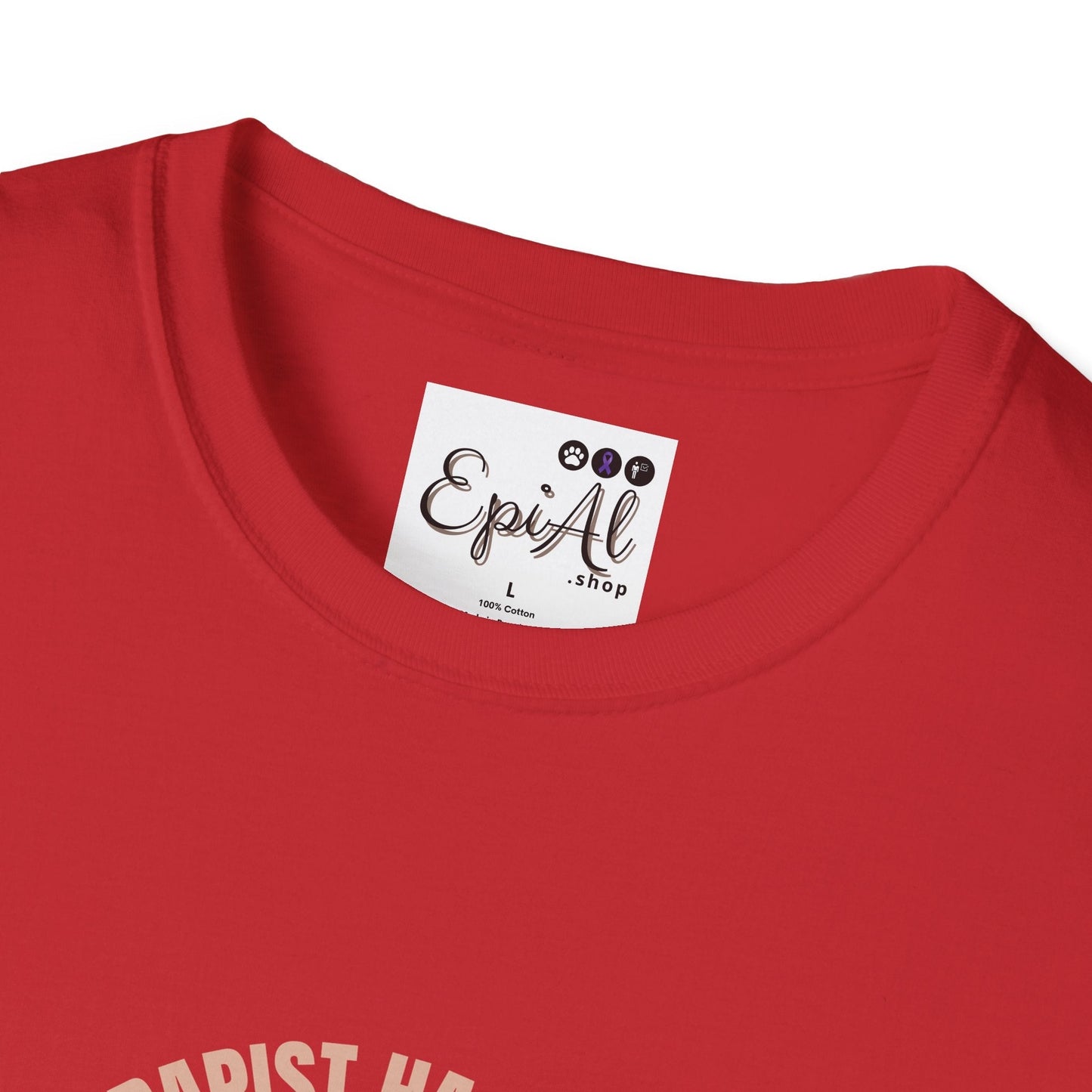 Whimsical Cat Therapy Unisex T-Shirt for Comfort and Style