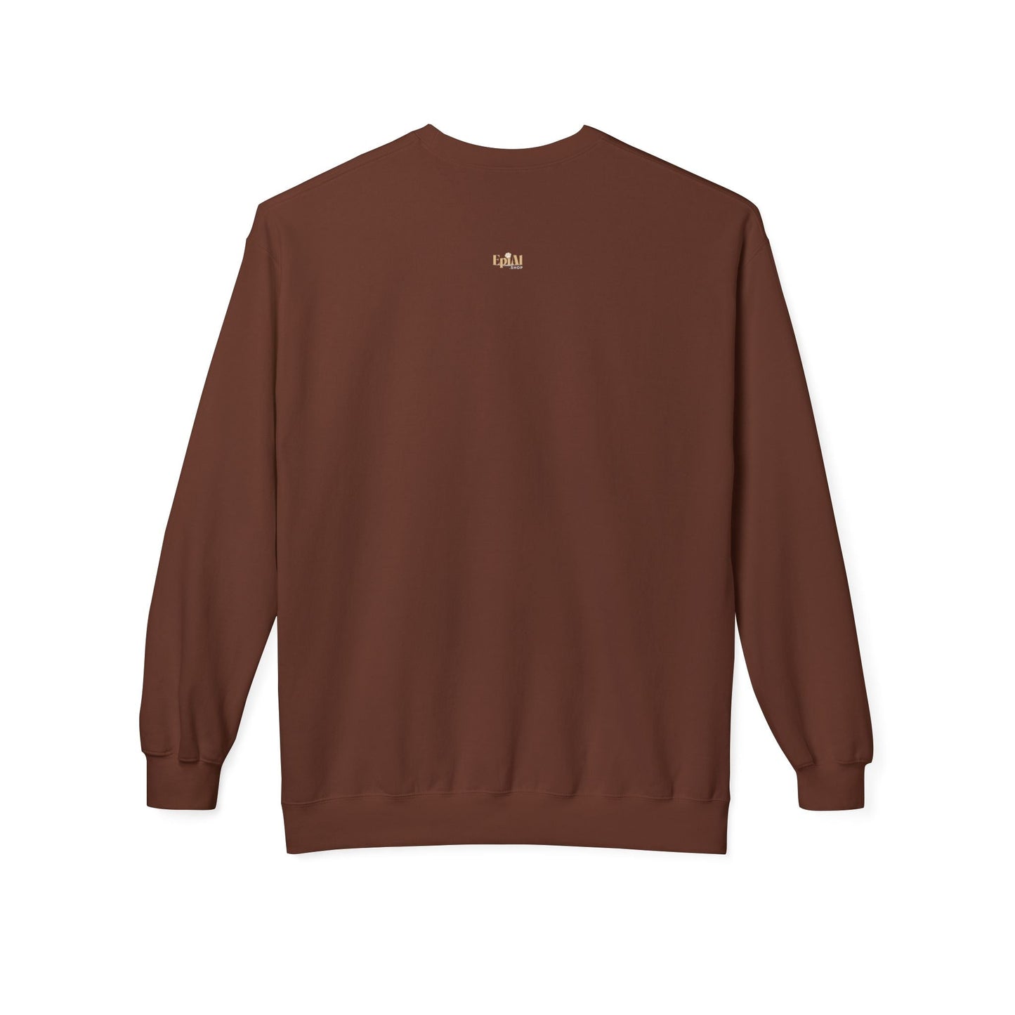 Whimsical Fall Kitty Fleece Sweatshirt for Cozy Autumn Wear