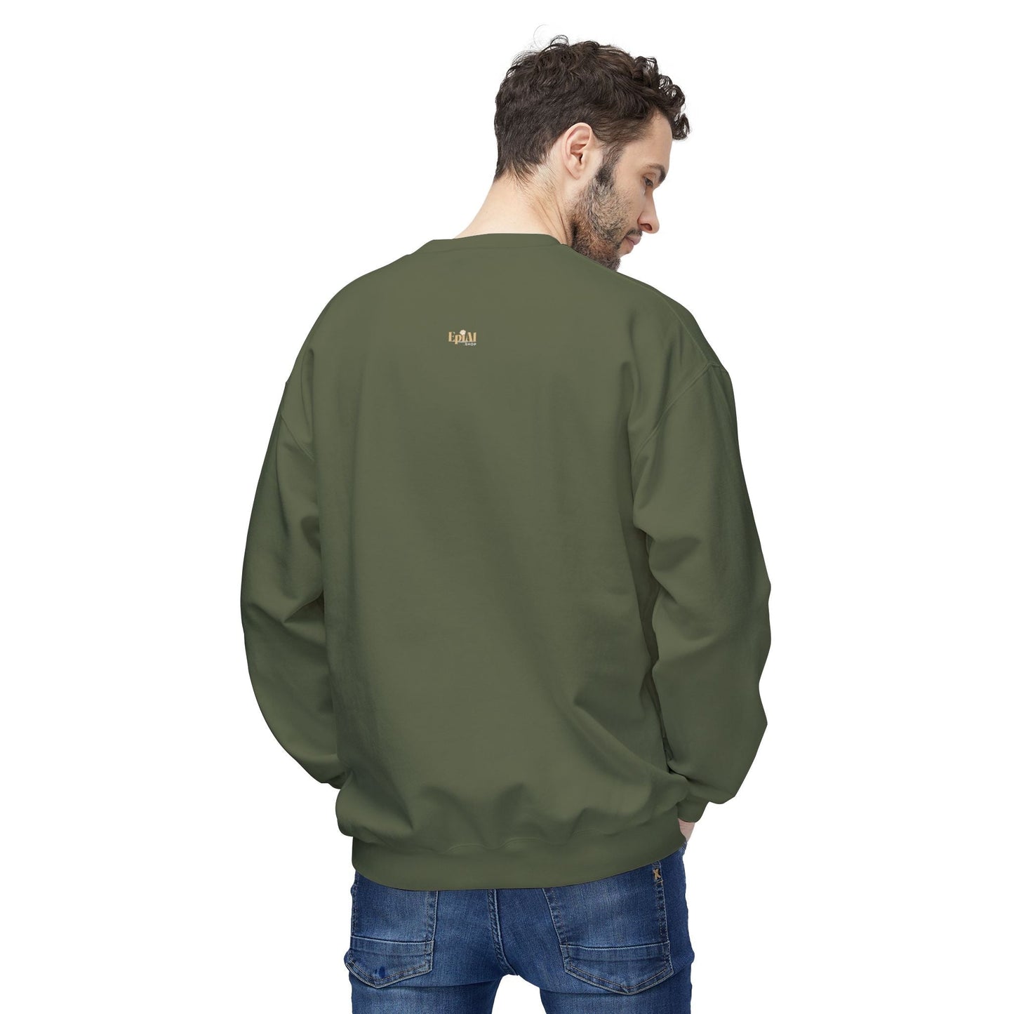 Whimsical Fall Kitty Fleece Sweatshirt for Cozy Autumn Wear