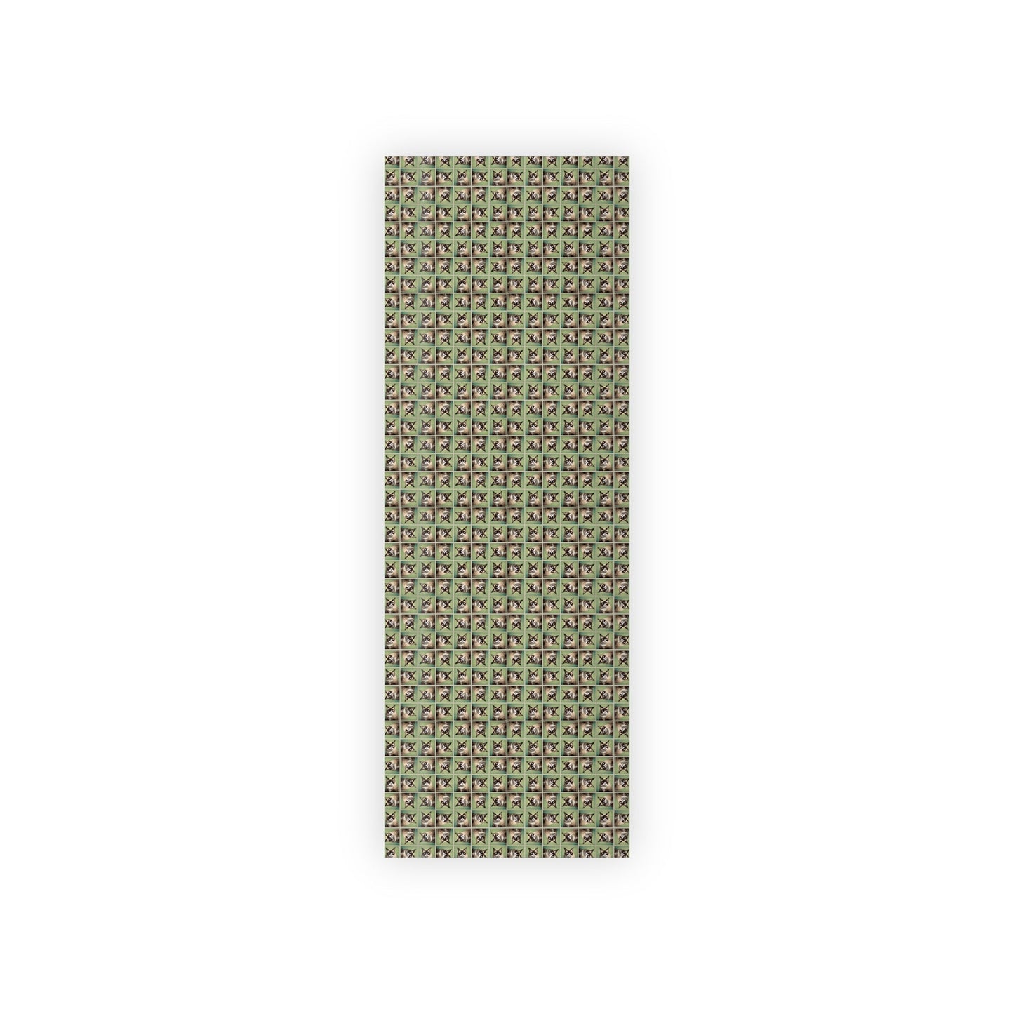 Whimsical Irritable Cat Gift Wrapping Paper Roll - Perfect for Animal Lovers