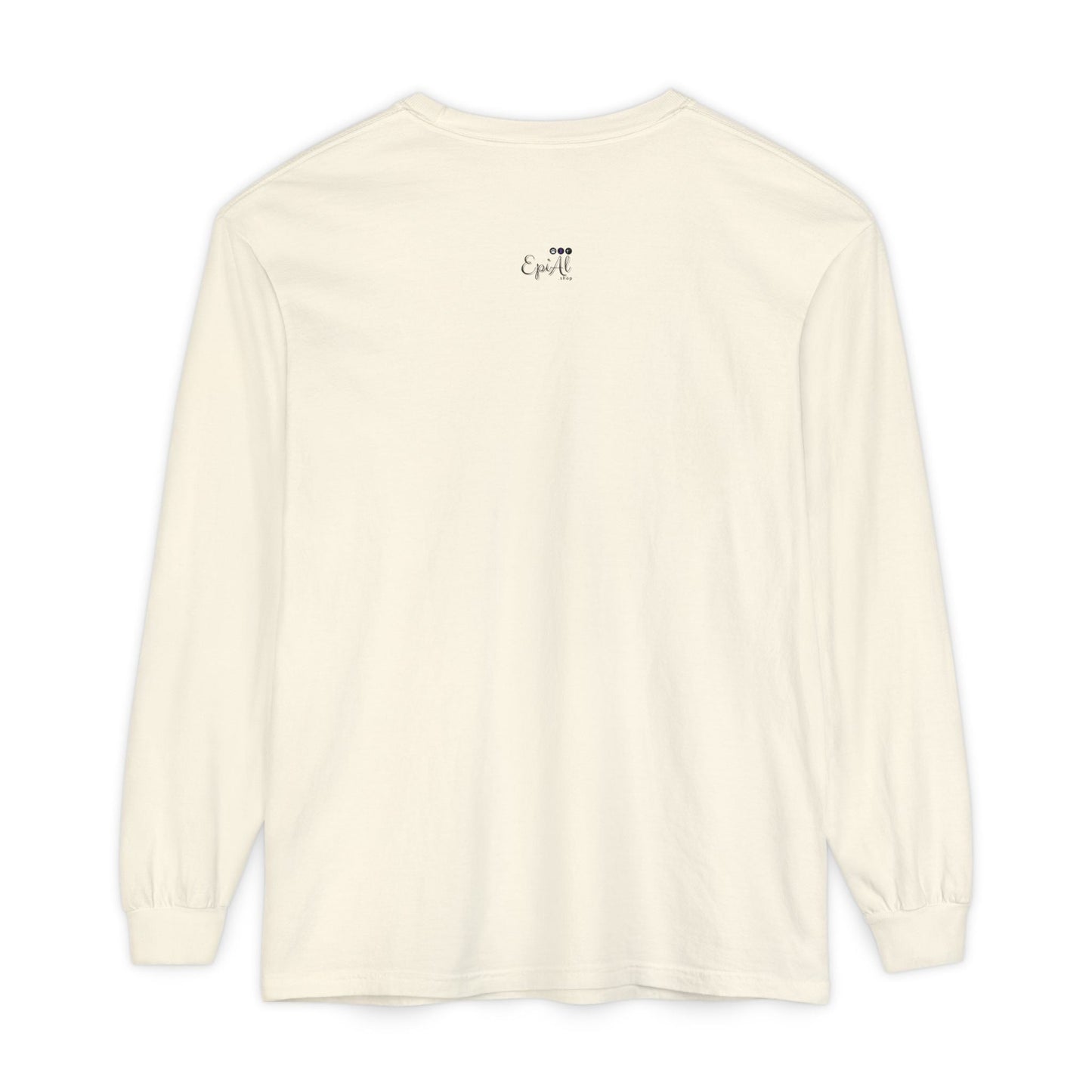 Whimsical Giant Cat Long-Sleeve T-Shirt