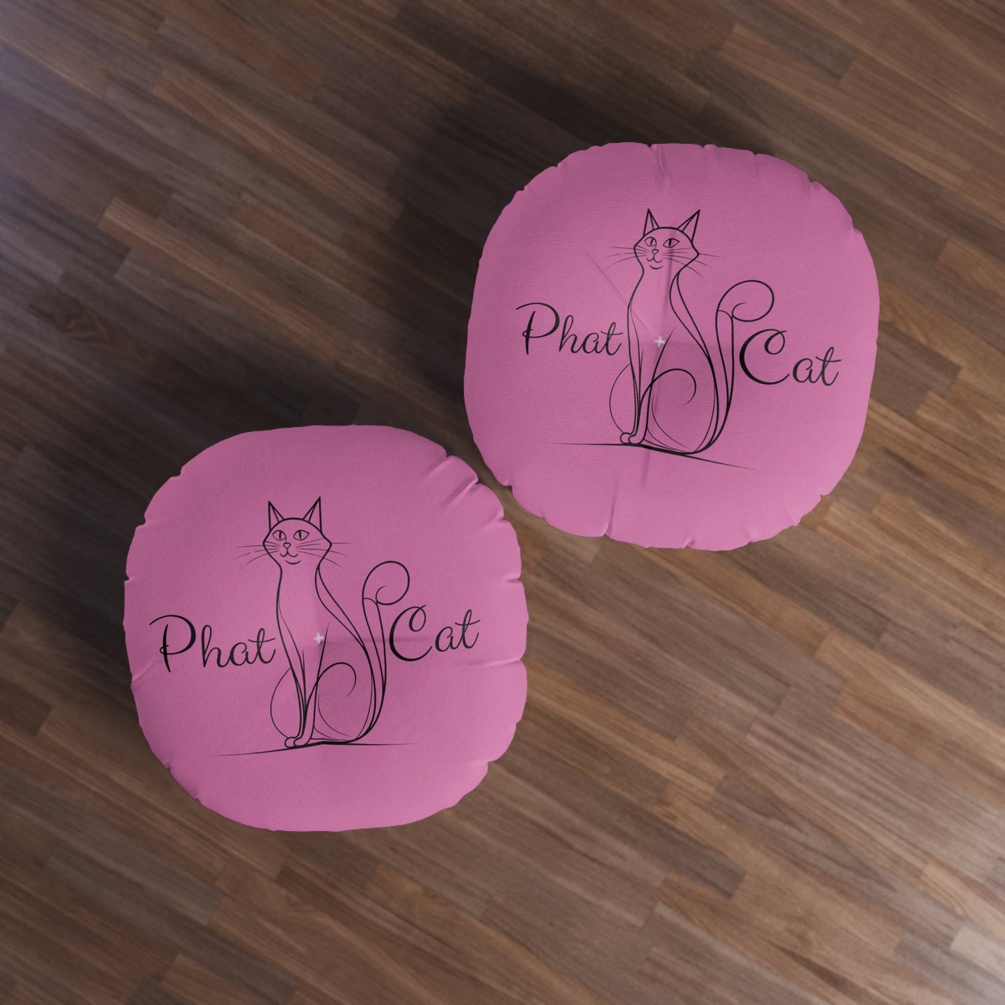 Whimsical Cat Tufted Floor Pillow