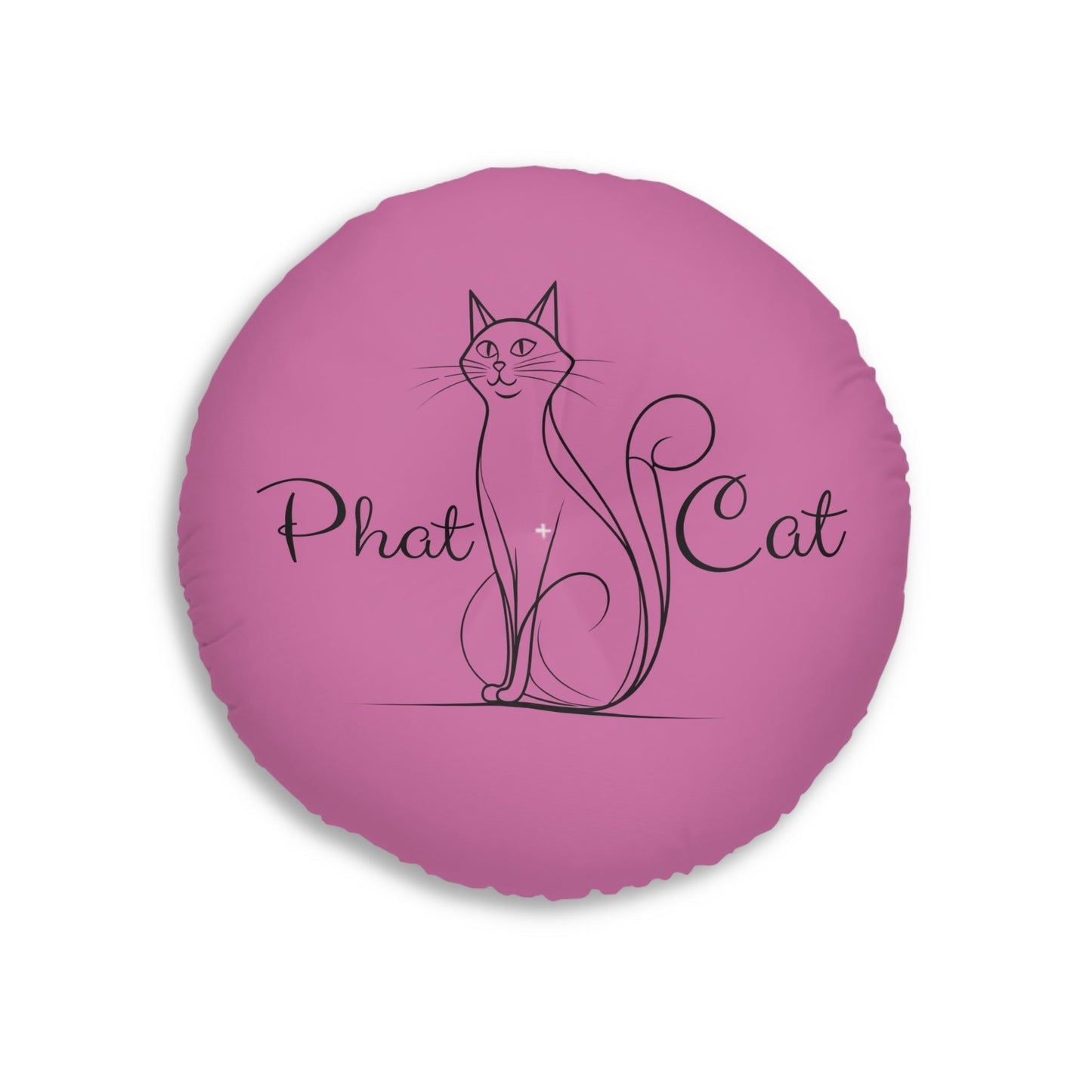 Whimsical Cat Tufted Floor Pillow