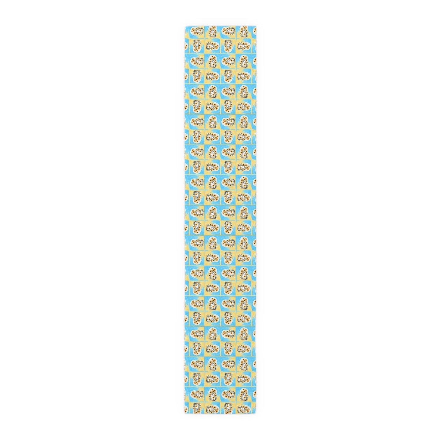 Whimsical Sunflower Kitty Table Runner