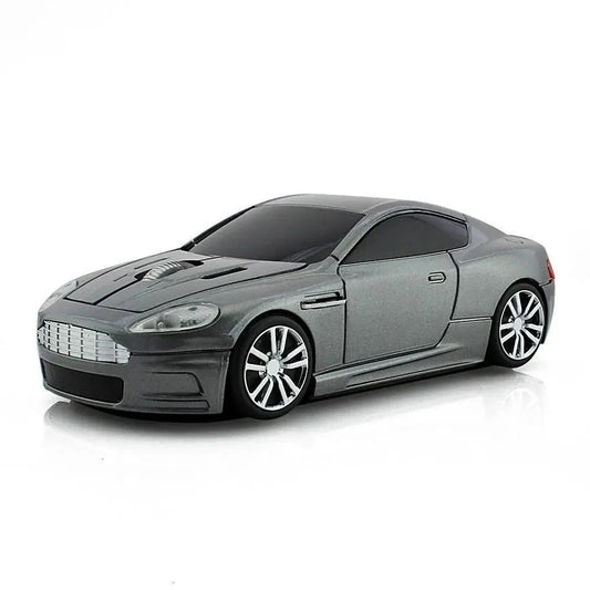 Wireless Mouse Blue Car Shaped Design 1600DPI Mouse USB Optical  Ergonomic 3D Sports Car Mice For Laptop