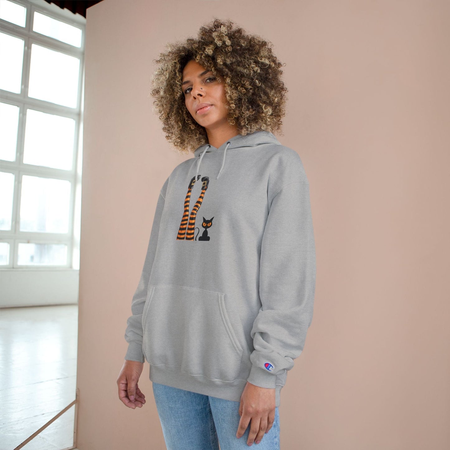 Witchy Cat Lady Legs Hoodie