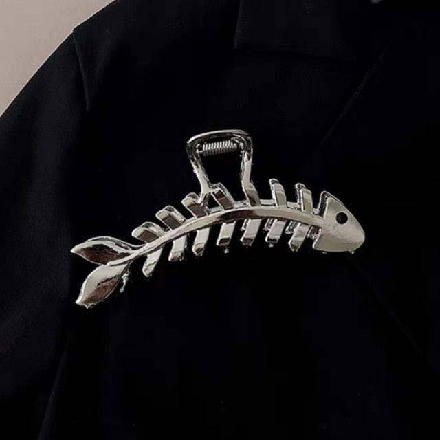 Woman Novelty Minimalist Dainty Design Irregular Hairpins Punk Style Metal Silver Hair Claws Barrettes Women Hair Accessories Hair Clips Hairgrip