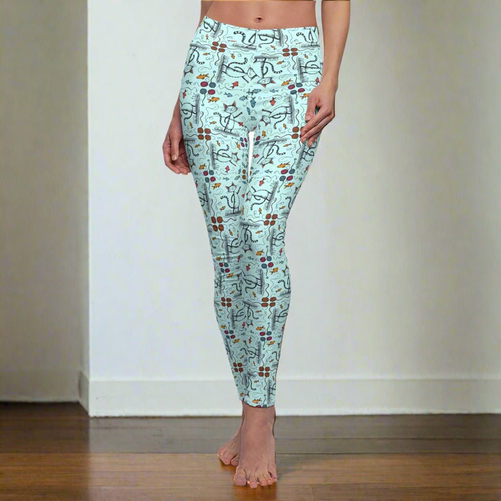 Happy Cat Casual Leggings for Women - Cat Happy Casual Leggings